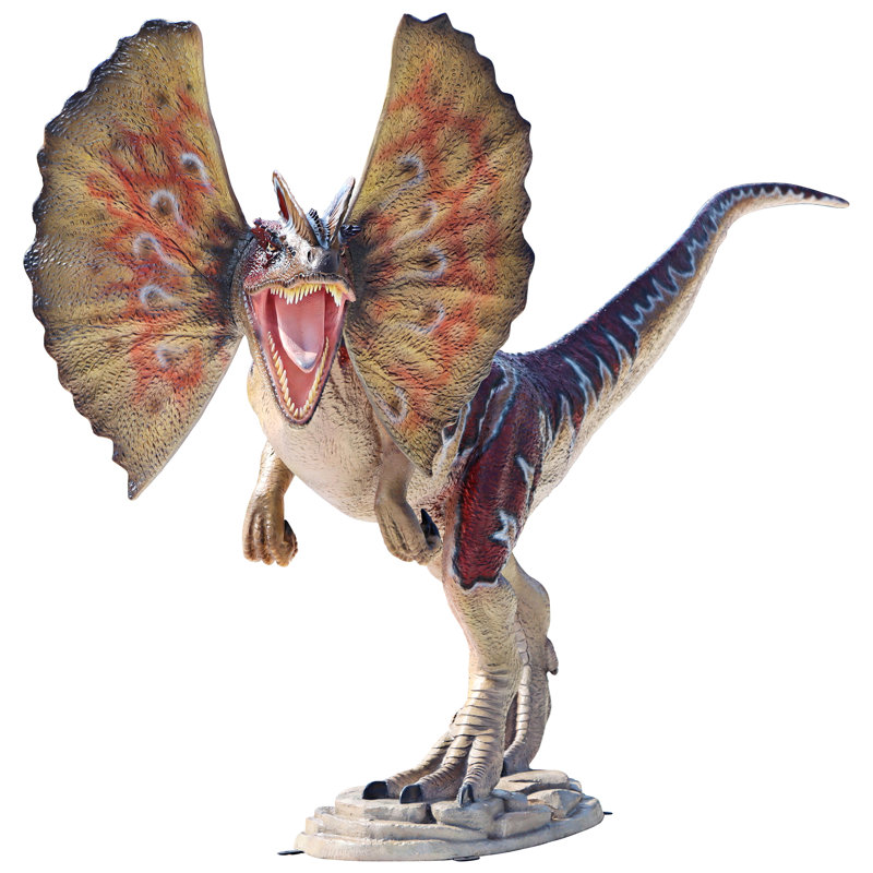 Statue de jardin Dilophosaurus Dinosaur