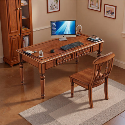 Ensemble de bureau et de chaises de style américain exquis