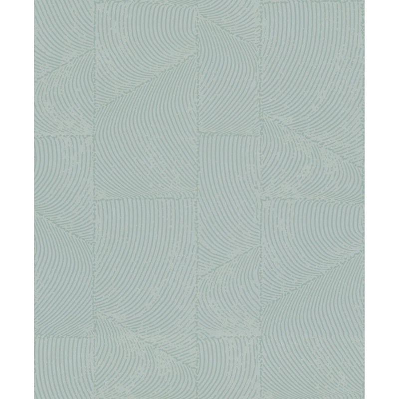 Galerie Terra Abstract Curves Eco Clay Wallpaper, Green