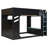 Dasher Gaming Loft Bed with Desk, Storage, Hanging Rod & RGB Lighting-1912655738