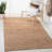Wilmore Hand Woven Jute/Cotton Geometric Rug in Natural/Ivory-22128190