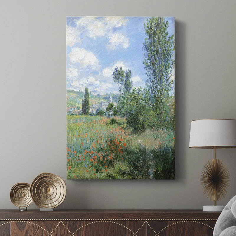 Paysage rétro XXXV III - galerie Cavas enveloppé, H 18 po x l 12 po