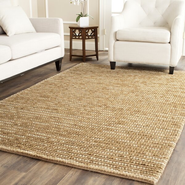 Langley Street Ferrera Handmade Jute/Sisal Beige Rug & Reviews | Wayfair