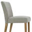 Chaises de salle à manger rembourrées en bois massif à hauteur d'assise 18,5 po-540620377