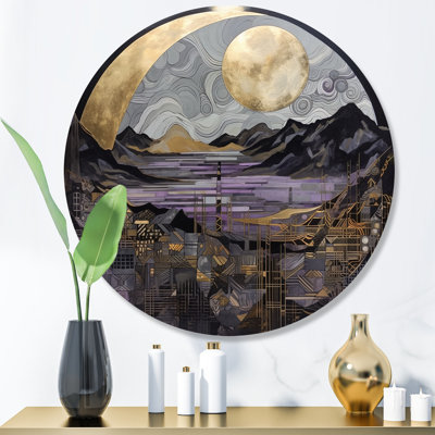 Lune montante dorée III