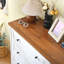 Commode pour chambre à coucher, commode 6 tiroirs avec tiroir large et poignées en métal, commodes en bois et commodes