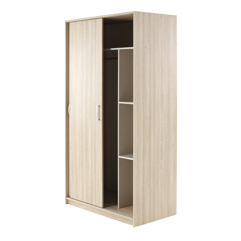Berte 2 Door Manufactured Wood Wardrobe