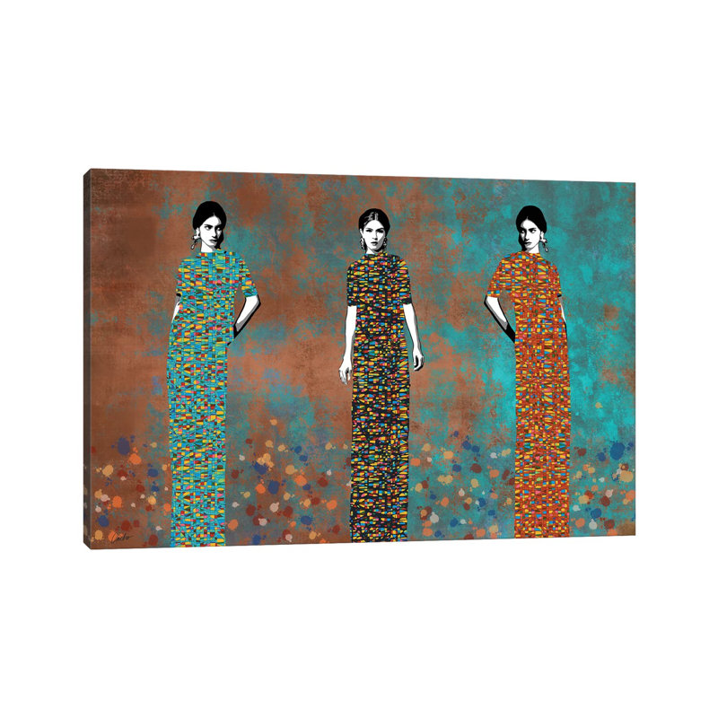 Three Feaces by Jose Cacho - Wrapped Canvas Gallery-Wrapped Canvas Giclée, 101.6 cm H x 66.04 cm W