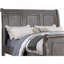 Lit à panneau gris avec tête de lit FB 1Pc-1676464583
