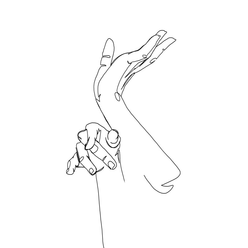 Magic Hands II by Grace Popp - Wrapped Canvas Print, 122cm H x 81cm W
