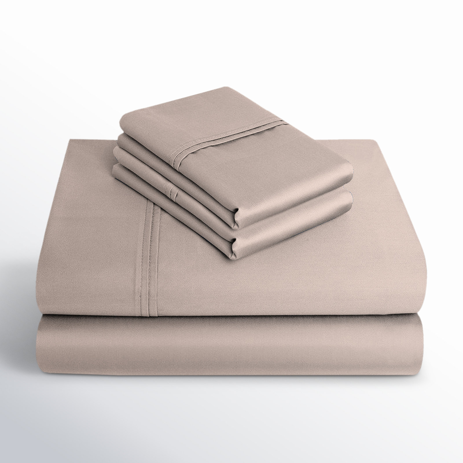 Kal Cotton Sheet Set, Twin, Blush