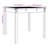 Lashelle Rectangular Outdoor Dinning Table-1918945020