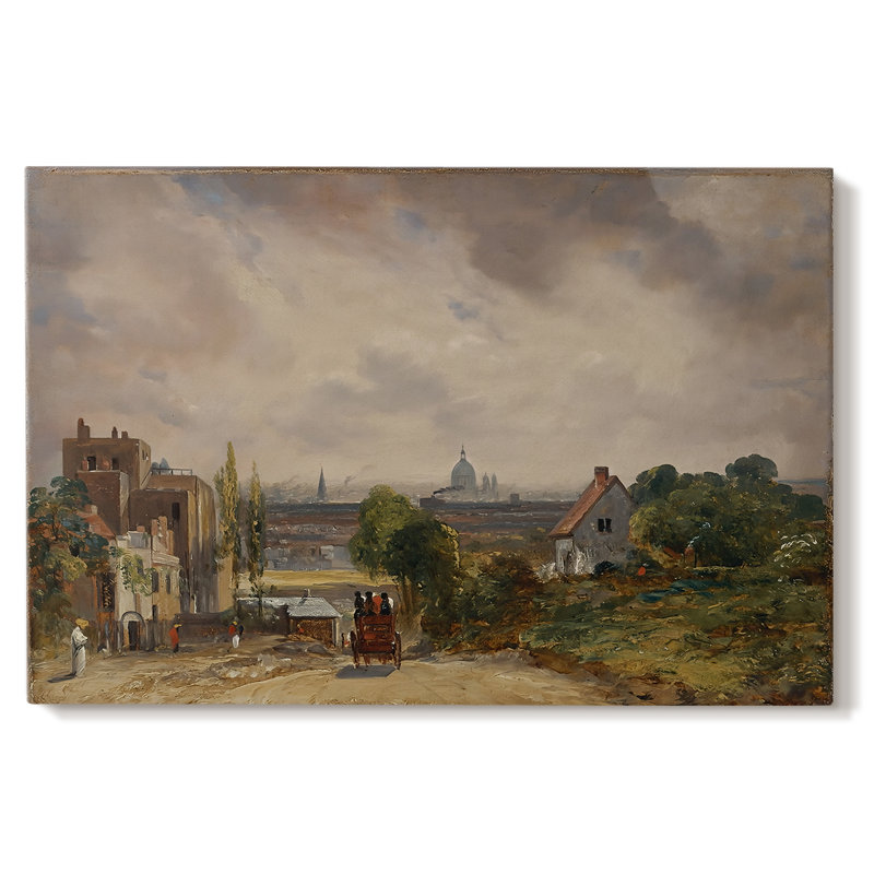 Sir Richard Steele's Cottage, Hampstead-John Constable-Toile tendue avec châssis-1832, 40 po x 60 po