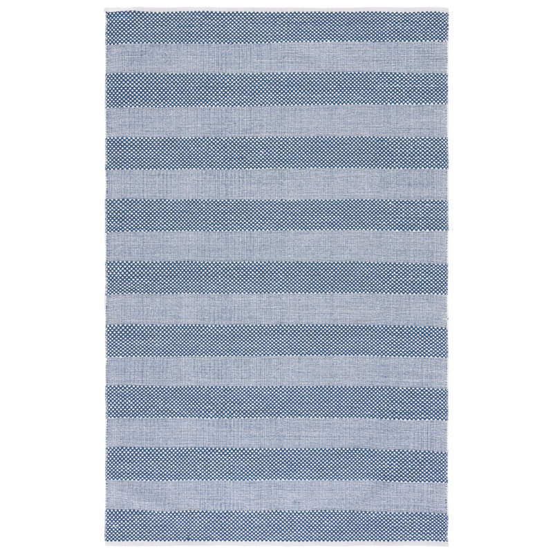 Bolebroke Striped Flatweave Cotton Reversible Rug, Rectangle 3' x 5'