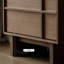 Buffet décoratif rétro en bois manufacturé brun-noisette