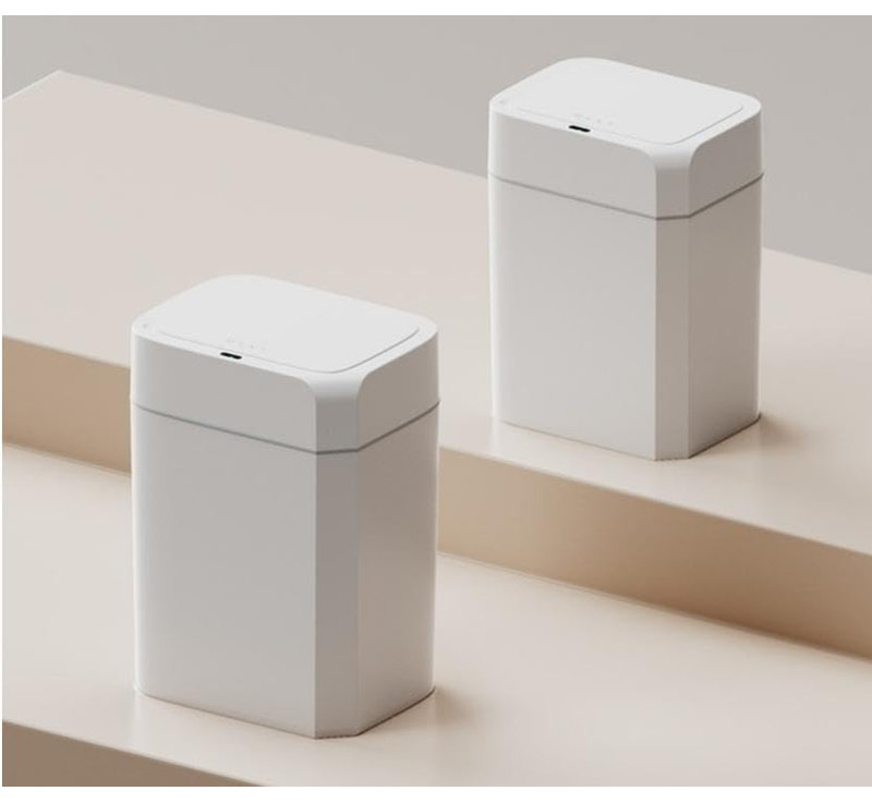 2 Pack, Step N' Sort Motion Sensor Touchless Trash Can, 16L and 11L