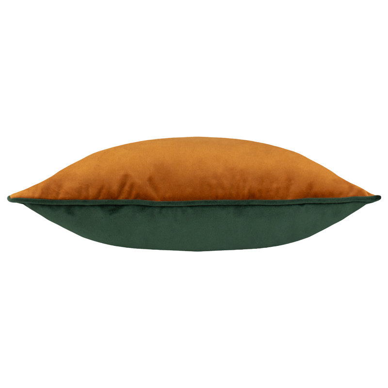 Behrouz Square Throw Pillow Cover, Rust