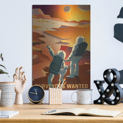 Art mural en métal Winston Porter