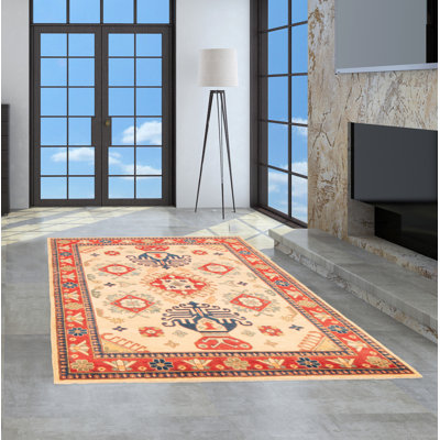 Tapis crème Finest Ghazni 5 pi 0 po x 6 pi 10 po