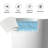 19.7" Solid Surface Circular Pedestal Bathroom Sink 
