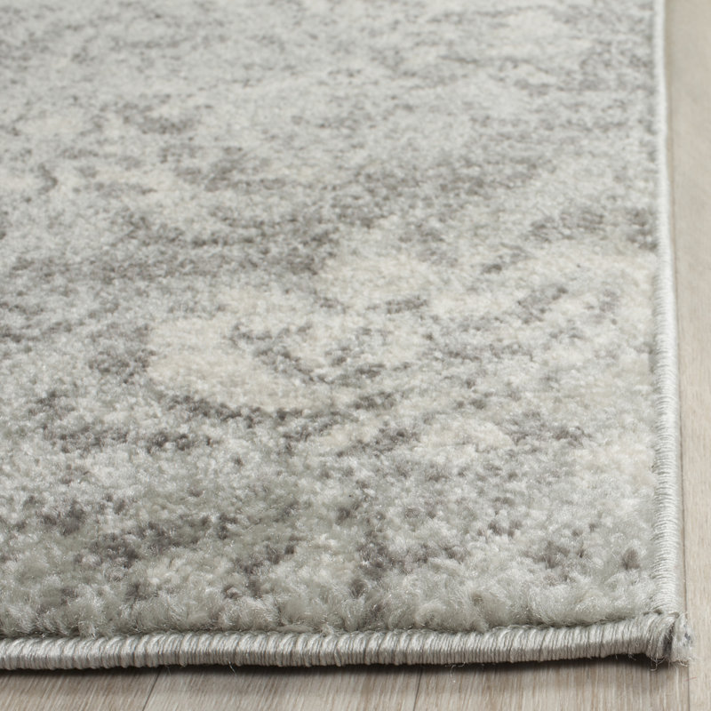 Irayda Performance Geometric Rug, Square 6'7"