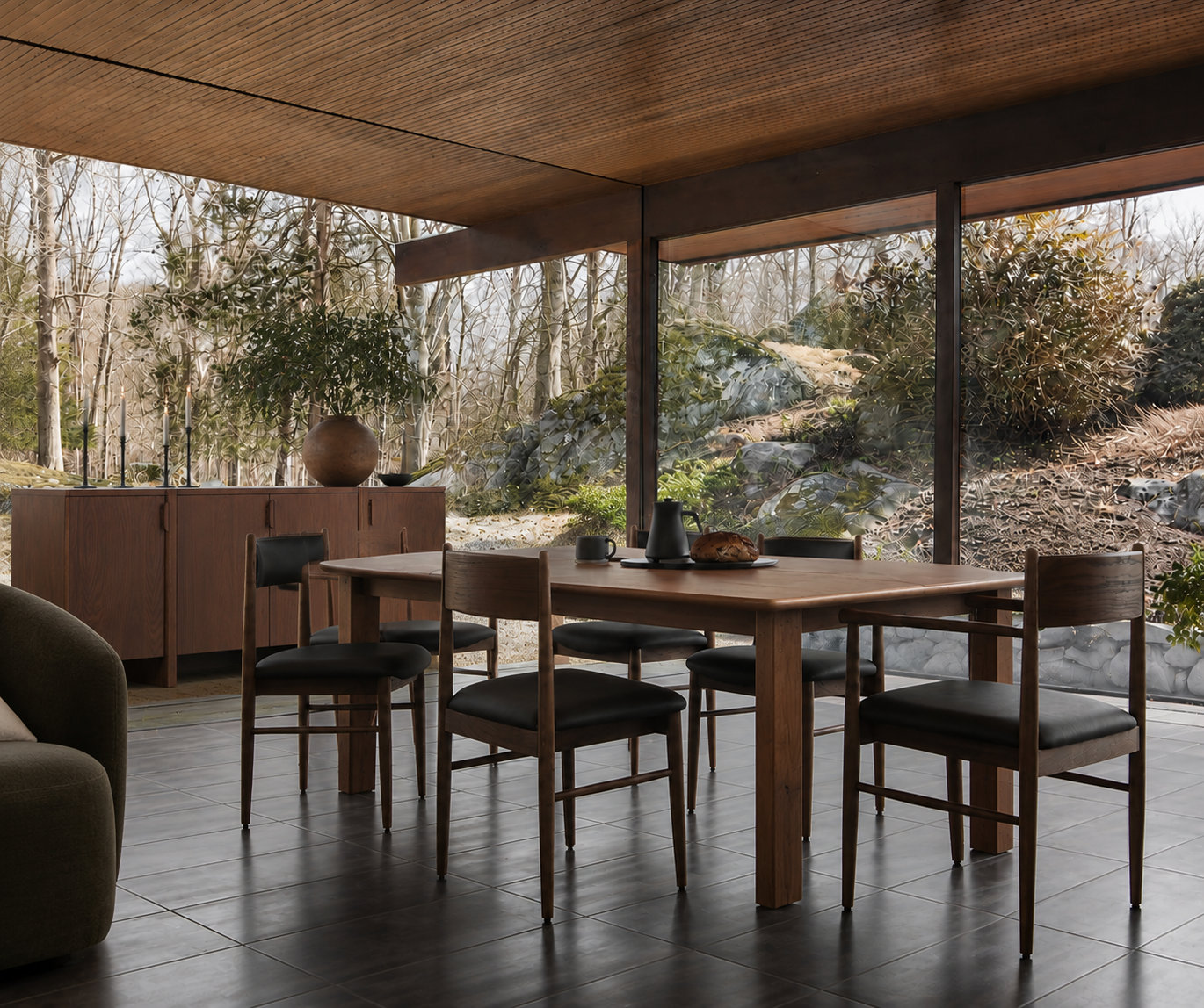 Kary 65" Extendable Acacia Dining Table