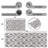 Sofihas Kitchen Mat 2 piece Non Slip Washable Set-1558948212