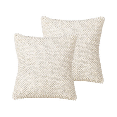 Beige Square Cushion