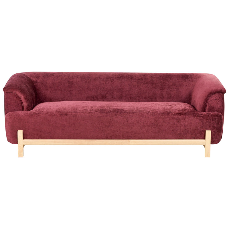 Sofa, 3, Burgundy