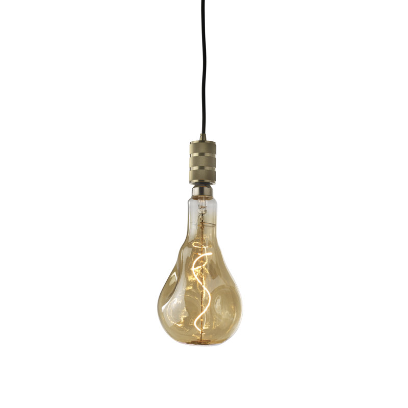 Oversized Droplet Antique LED Edison Bulb, 60 Watt Equivalent, E26 Dimmable 2200K