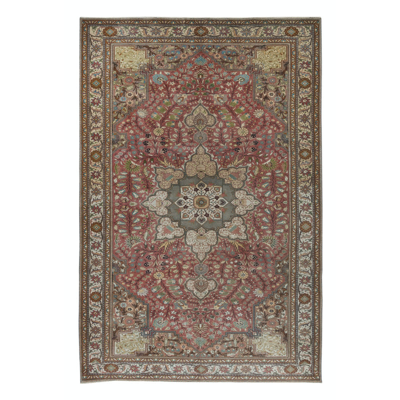 Tapis rectangulaire en laine