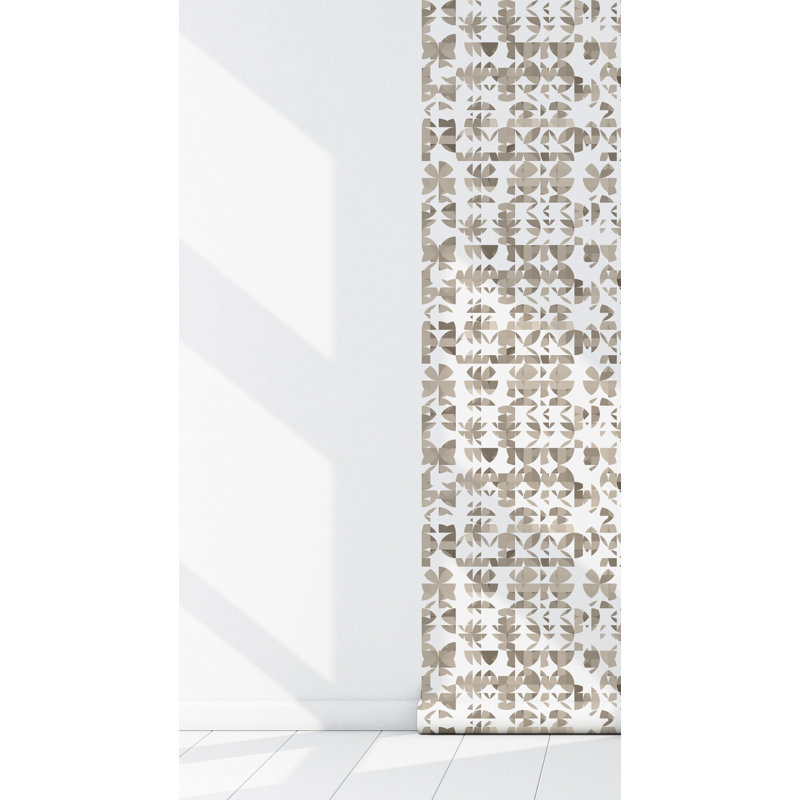 Panneau de papier peint Succulent, Vert, L 2 pi x L 10,5 pi