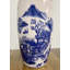 Vase de jardin bleu