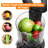 Juicer Machines, Cold Press Juicer With 4.8" Wide Chute, Slow Masticating For Whole Vegetables & Fruits, Black