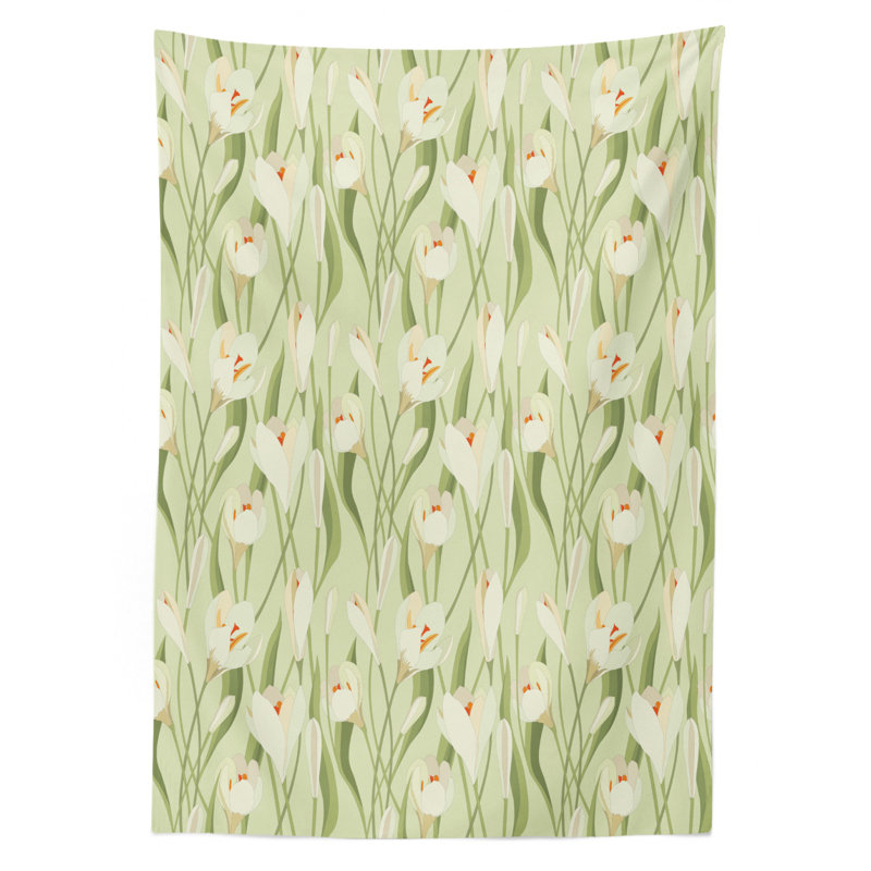 Garden Art Tablecloth, 70" L x 52" W