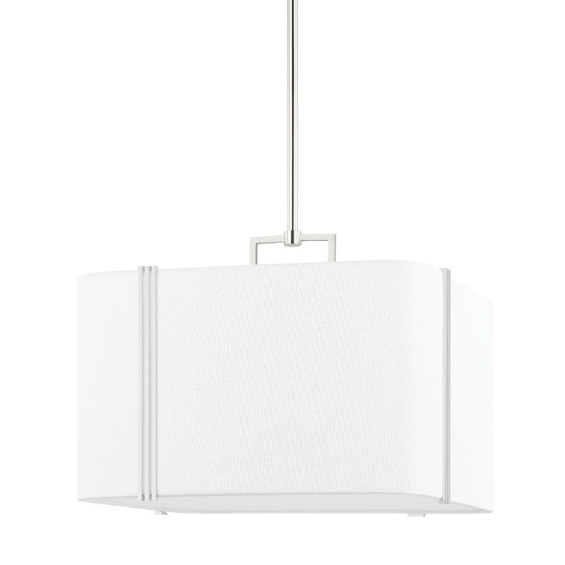 Downing 4 - Light Pendant, Polished Nickel