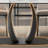 Rectangular rock plate dining table and chair set-106716630