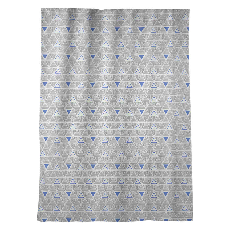 Jordao Room Darkening Curtain Single Panel, Blue/Gray
