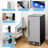 Compact Refrigerator With Adjustable Thermostat And Stainless Steel Door