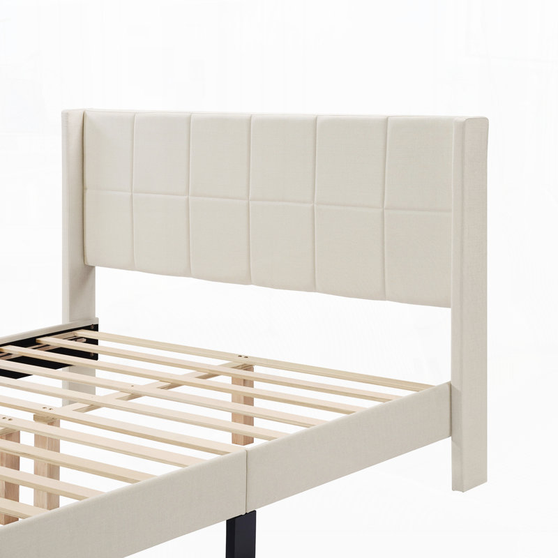 Lit plateforme tapissier