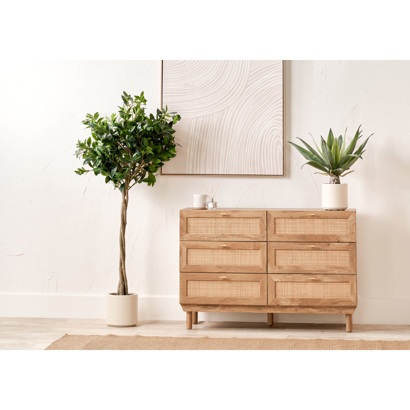 150cm Faux Plant in Cement Pot