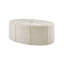 Repose-pieds crème - 48 po, tissu, bouton, épais, meubles de salon, sans assemblage l 48,5 po x P 32,5 po H 18 po, bordure, facile à nettoyer-132999014