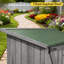 Rangement pour outils de jardin en bois avec abri imperméable