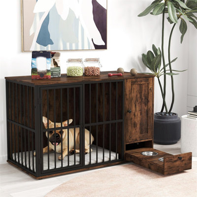Metal Collapsible Dog House with 1 Door
