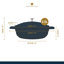 MasterClass Non-Stick Cast Aluminum Round Dutch Oven-94620998