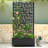 Outdoor Privacy Planter with Trellis – Metal Raised Garden Bed with Drainage Holes, Decorative Planter Wall Screen for Climbing Plants, Flowers & Vegetables, Modern Garden Divider for Patio, Balcony & Backyard-1633348773-1633348771