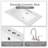 24" Freestanding Single Vanity With Ceramic Sink-735609284