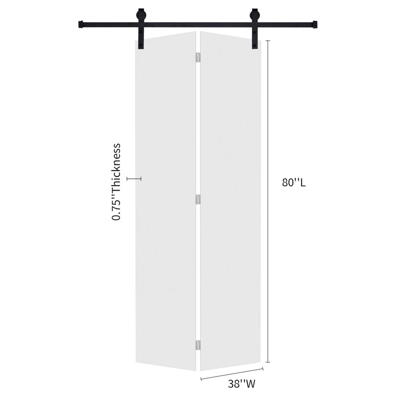 Portes intérieures en MDF peu encombrantes au fini blanc moderne pour les espaces intérieurs