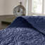 Ensemble de couvre-lit réversible bleu marine-117515385-117515384