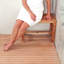 Banc de douche en teck Hieu-24426307